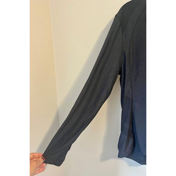 Etonic 3/4 Zip Jacket in Black Mock Neck Longer in the Back Womens L - Picture 6 of 8